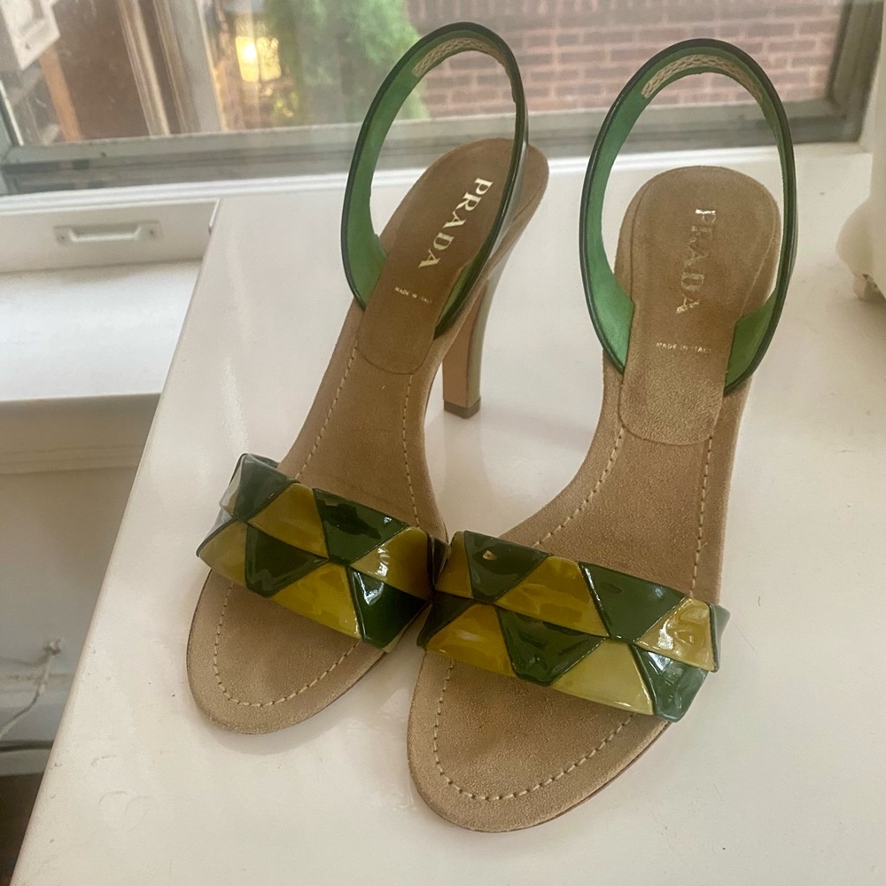 Vintage Prada Slingback Heels